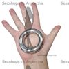Anillo para el pene ancho metalico L